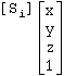 symmetry matrix notation