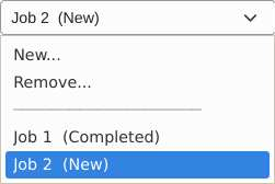 The Scaling Job Menu